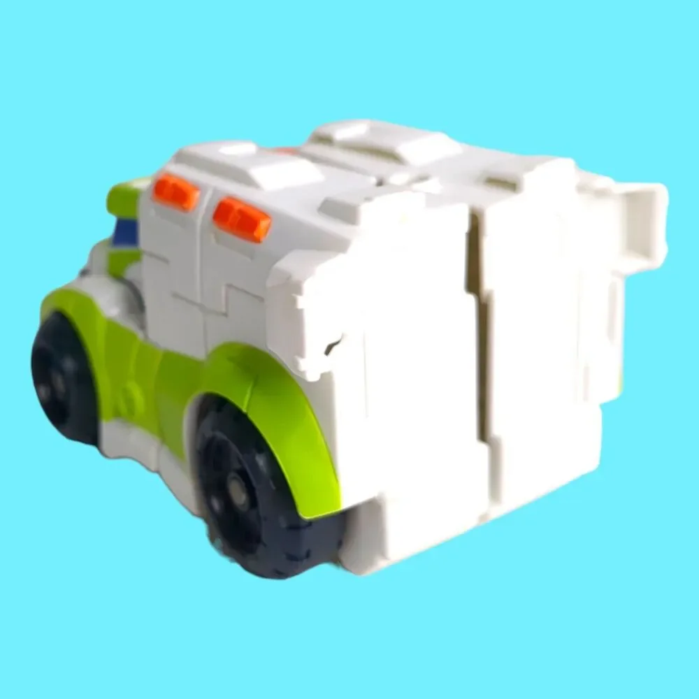 Lot of 4 Transformers 2008 Bumblebee Rescue Bots Dozer Ambulance Action Figures